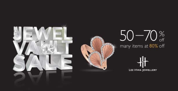 Featured image for Lee Hwa Jewellery: Vault Sale at Mandarin Orchard Hotel from 9 - 11 Sep 2016