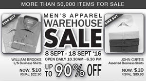 Featured image for (EXPIRED) Ritz Hutchison: Mens Apparel Warehouse Sale – Up to 90% Off from 8 – 18 Sep 2016