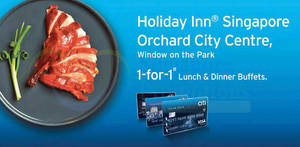 Featured image for (EXPIRED) Window on the Park Restaurant: 1-for-1 Lunch & Dinner Buffet for Citibank Cardmembers from 11 Sep 2016 – 31 Dec 2017