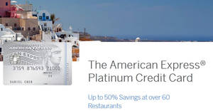 Featured image for (EXPIRED) American Express Platinum Card: Apply & get free gifts worth up to $1,129 + S$50 CapitaVouchers till 30 Sept 2019