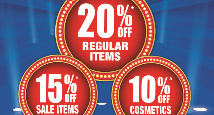 Featured image for BHG: 20% OFF reg-priced items super sale is back at ALL stores! From 25 - 27 Dec 2017