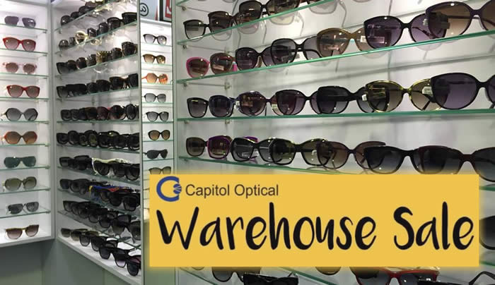 Featured image for Capitol Optical warehouse sale offers up to 80% off from 2 - 5 Mar 2017