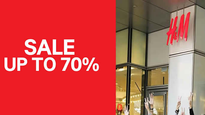 Featured image for H&M: Sale Up to 70% Off on Selected Ladies, Mens & Kids Items from 11 Oct 2016