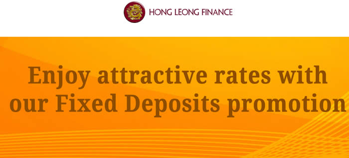 Featured image for Hong Leong Finance: Earn up to 1.88% p.a. with their latest fixed deposits promotion from 3 Mar 2019