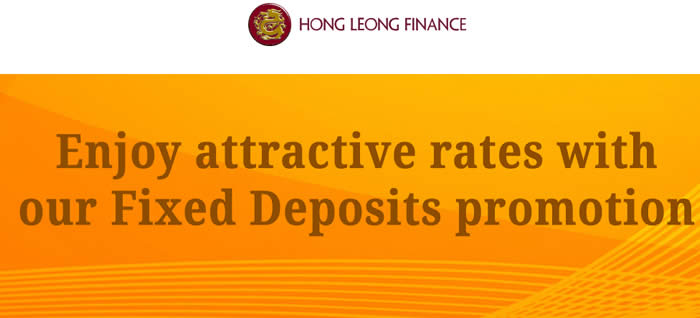 Featured image for Hong Leong Finance: Earn up to 1.68% p.a. with their latest fixed deposits promotion from 22 July 2019