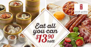 Featured image for Peach Garden: $13.60 Eat-All-You-Can Breakfast Buffet at Thomson Plaza from 29 Oct 2016