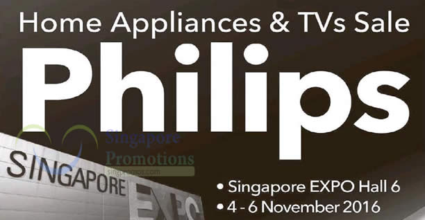 Featured image for Save up to 80% off at the Philips Year End Biggest Sale at Singapore Expo from 4 - 6 Nov 2016