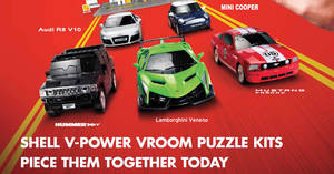 Featured image for (EXPIRED) Shell: New V-Power Vroom Puzzle Collectibles from 10 Oct – 31 Dec 2016