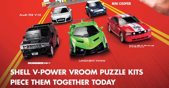 Featured image for Shell: New V-Power Vroom Puzzle Collectibles from 10 Oct - 31 Dec 2016