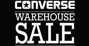 Featured image for (EXPIRED) Converse warehouse sale to return from 29 Nov – 2 Dec 2018