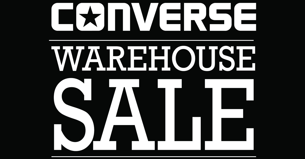 Converse warehouse sale to return with 