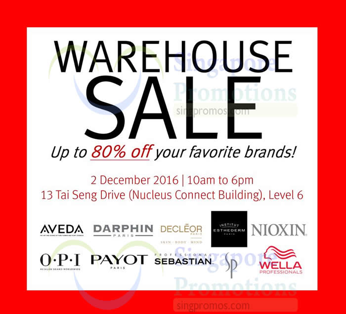 Luxasia s warehouse sale offers up to 80 off discounts on 2 Dec 2016