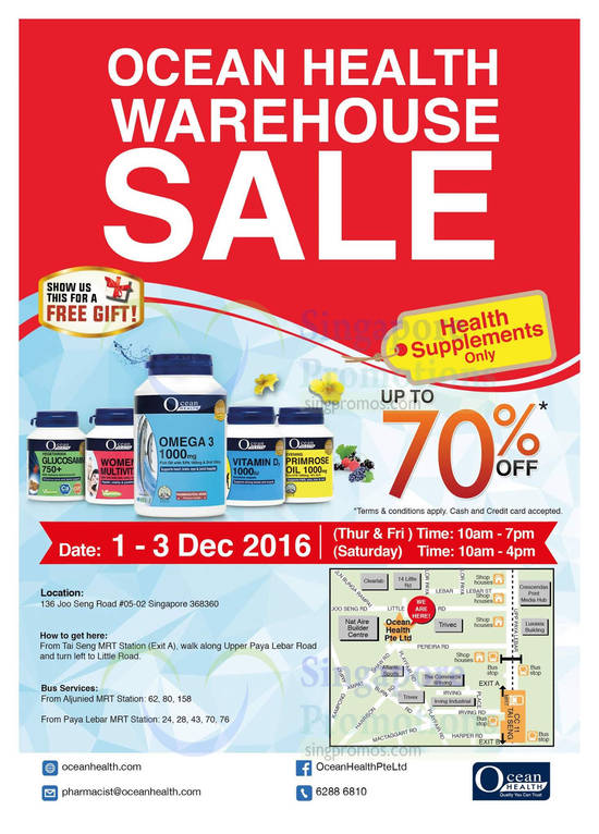 Ocean Health's warehouse sale