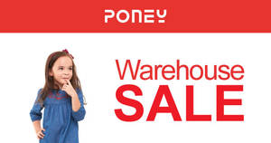 Featured image for (EXPIRED) Poney warehouse sale at BreadTalk IHQ from 15 – 31 May 2017