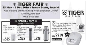 Featured image for (EXPIRED) Tiger & Happycall kitchen products on sale at Isetan’s Tiger Fair from 25 Nov – 6 Dec 2016