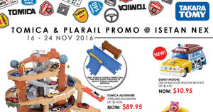 Featured image for (EXPIRED) Tomica & Plarail Fair at Isetan Nex from 16 – 24 Nov 2016