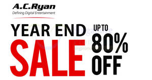 Featured image for AC Ryan’s year end sale offers up to 80% off discount at Sim Lim Square from 30 – 31 Dec 2016