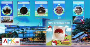 Featured image for (EXPIRED) Free Pokeball Puff for Pokemon trainers at AMK Hub from 15 – 26 Dec 2016