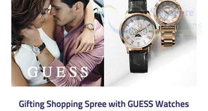 Featured image for Aptimos offers 50% off selected GUESS watches at Lucky Plaza on 11 Dec 2016