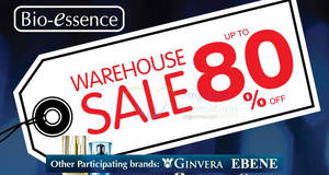 Featured image for Bio-Essence, Ginvera & Ebene warehouse sale offers up to 80% off discounts from 1 – 5 Dec 2016