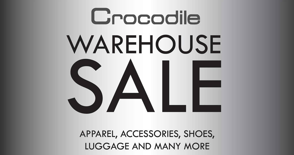 Featured image for Crocodile's annual warehouse sale returns from 23 Dec 2016 - 2 Jan 2017