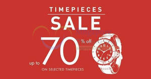 Featured image for (EXPIRED) Crystal Time’s sale offers up to 70% off timepieces from 8 – 11 Dec 2016