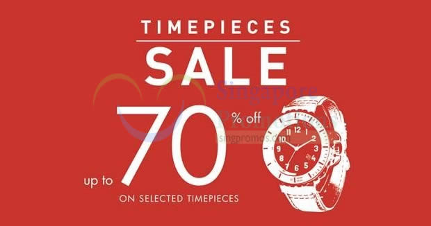 Featured image for Crystal Time's sale offers up to 70% off timepieces from 8 - 11 Dec 2016