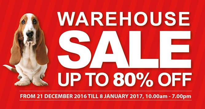 Featured image for Hush Puppies Apparel warehouse sale returns with discounts of up to 80% off from 21 Dec 2016 - 8 Jan 2017