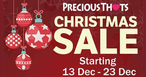 Featured image for (EXPIRED) Precious Thots Christmas sale at Ubi from 13 – 23 Dec 2016