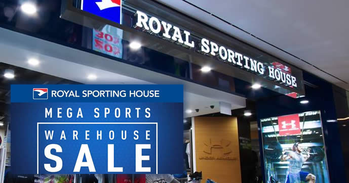 Featured image for Royal Sporting House mega sports warehouse sale offers up to 80% off discounts from 8 - 11 Dec 2016