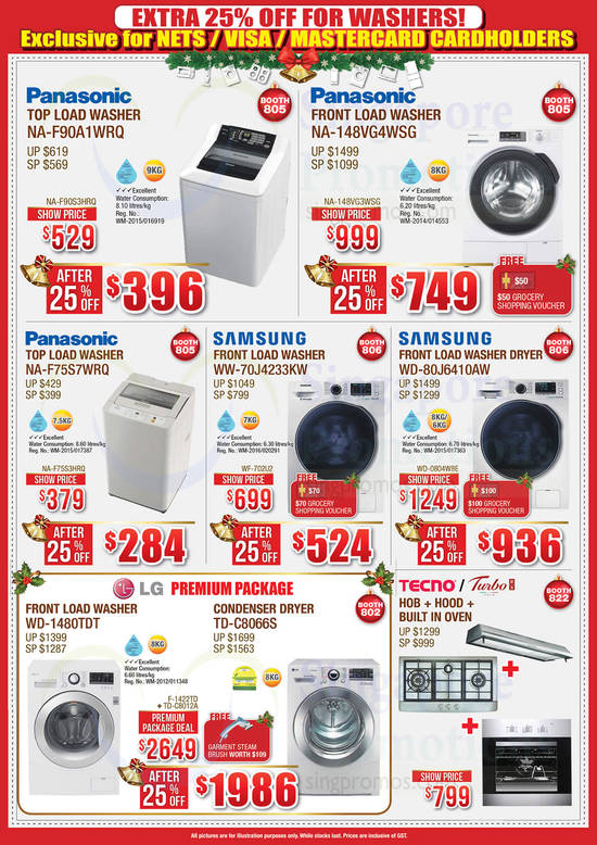 Suntec Xmas Electronics Washer Dec 2016