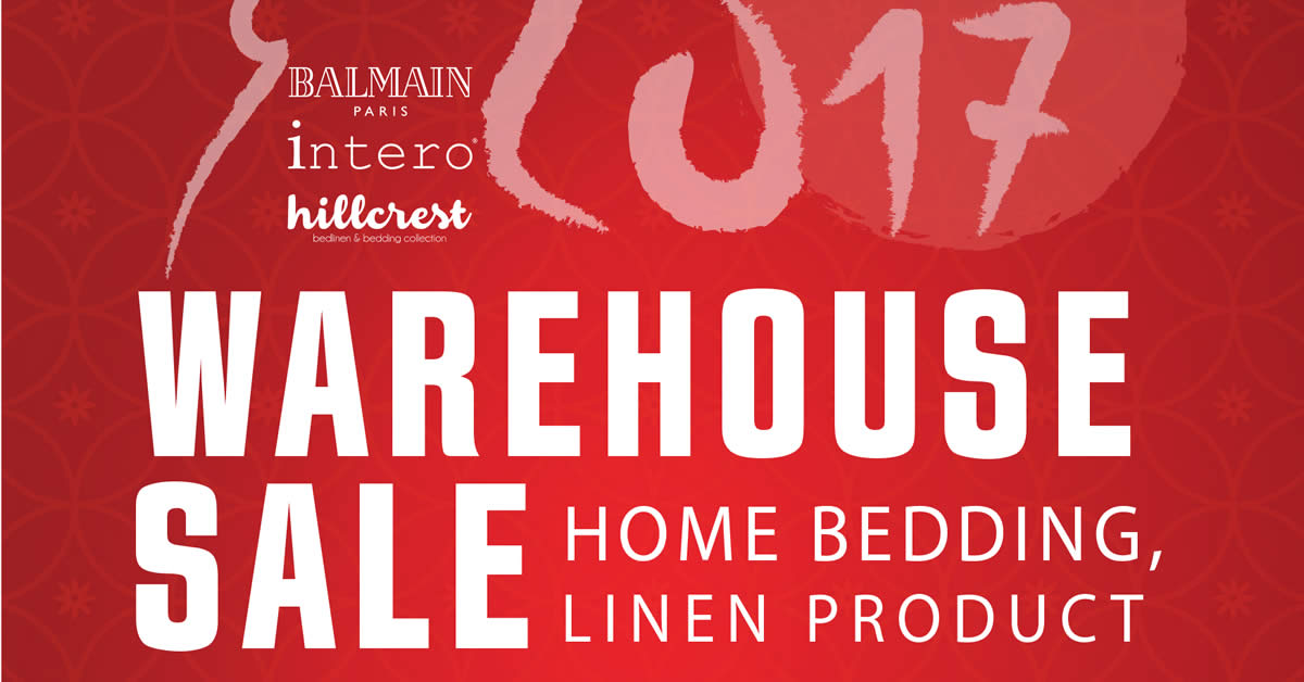 Featured image for Balmain & Intero CNY warehouse sale from 16 - 22 Jan 2017