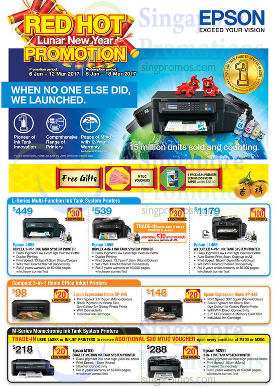 Epson Printers 4 6 Jan 2017