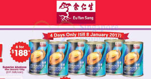 Featured image for (EXPIRED) Eu Yan Sang limited CNY deals offers up to 53% savings from 5 – 11 Jan 2017