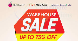 Featured image for (EXPIRED) HST Medical warehouse sale offers up to 75% off discounts from 11 – 13 Jan 2017