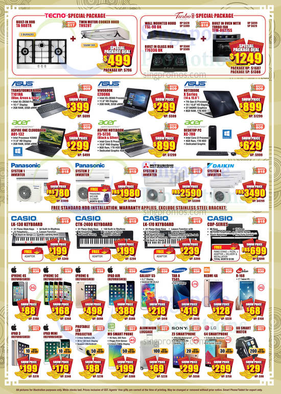 Notebooks, Mobiles, Air Conditioners, Mobile, Tablets, CNY Expo 3 Jan 2017