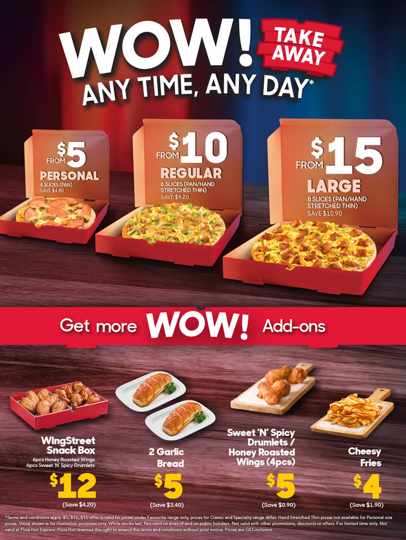 Pizza Hut Takeaway &amp; save nearly 50 off pizzas with prices starting