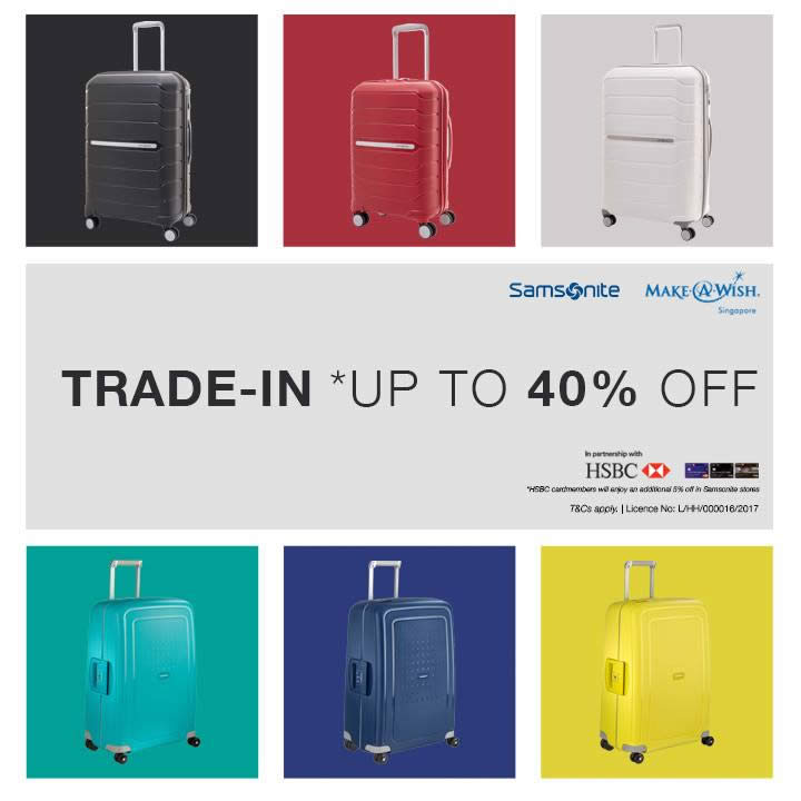 Hsbc cheap samsonite luggage