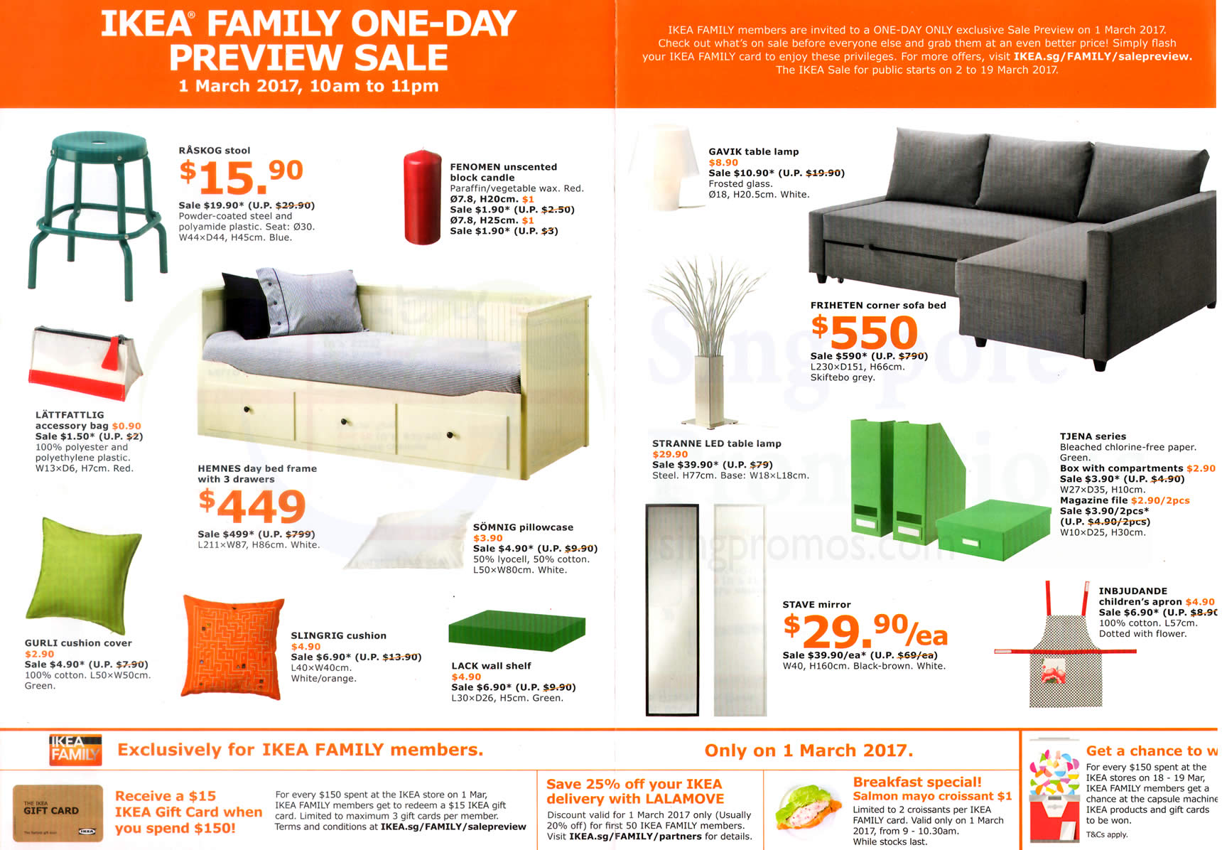 IKEA sale preview for Family members (free membership) on