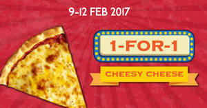 Featured image for (EXPIRED) Pezzo Pizza celebrates National Pizza Day with 1 for 1 Cheesy Cheese pizza slices from 9 – 12 Feb 2017