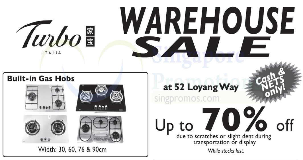 Featured image for Turbo up to 70% off home appliances warehouse sale! From 18 - 19 Nov 2017