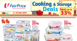 Featured image for (EXPIRED) Fairprice: Save 25% to 30% on selected Lock & Lock containers & glass containers from 2 – 15 Mar 2017