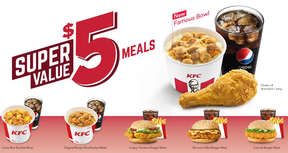 KFC launches new Famous Bowl rice bucket from 1 Mar 2017