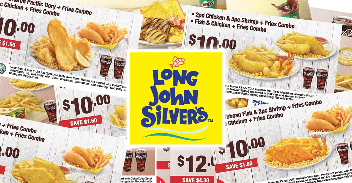 Long John Silver’s NEW discount coupon deals offers savings of up to $4 ...