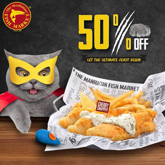 Manhattan FISH MARKET releases NEW 50 off & 10 coupon