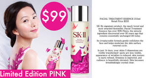 Featured image for $99 SK-II Facial Treatment Essence 230ml Pink Butterfly Limited Edition online FLASH sale from 7 Mar 2017