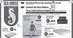 Featured image for Sea Horse offers 8% off the full range of goods from 8 – 9 Mar 2017