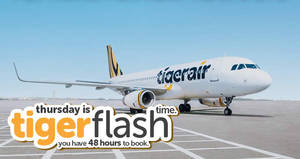 Featured image for Tigerair’s 48hr FLASH sale features fares fr $38 all-in to over 40 destinations! Book from 20 – 22 Jul 2017, 8am to 8am