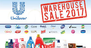 Featured image for (EXPIRED) Unilever: Warehouse Sale – Up to 70% off Magnum, Lux, Lipton & more from 18 – 19 Mar 2017