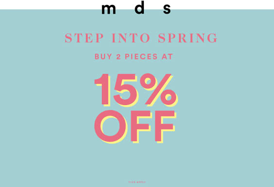 MDS Collections offers 15% off storewide at its online store with this ...